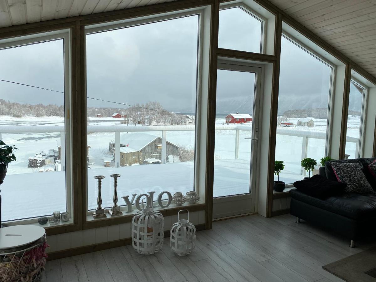 灵塞德In The Heart Of The Lyngen Alps, Holmen I Lyngen别墅 外观 照片
